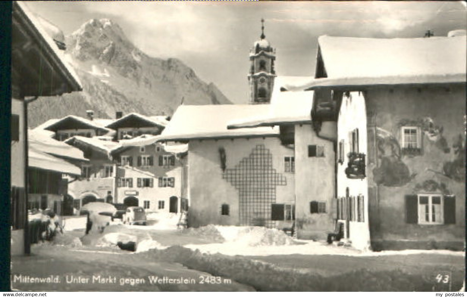 70081199 Mittenwald Bayern Mittenwald  x 1953 Mittenwald