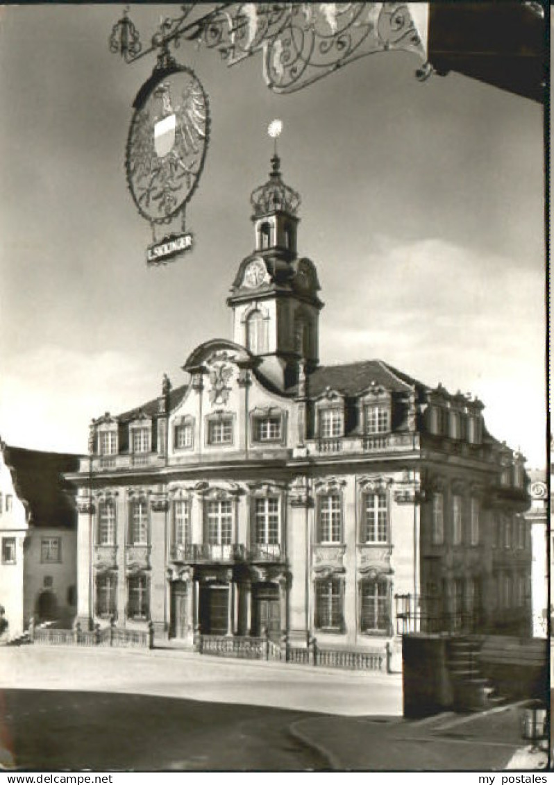 70082003 Schwaebisch Gmuend Schwaebisch - Hall Rathaus  x 1959 Schwaebisch Gmuen