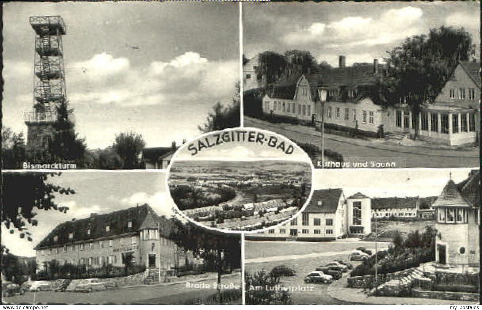 70082405 Salzgitter Salzgitter - Bad Turm Kurhaus Sauna x 1957 Salzgitter