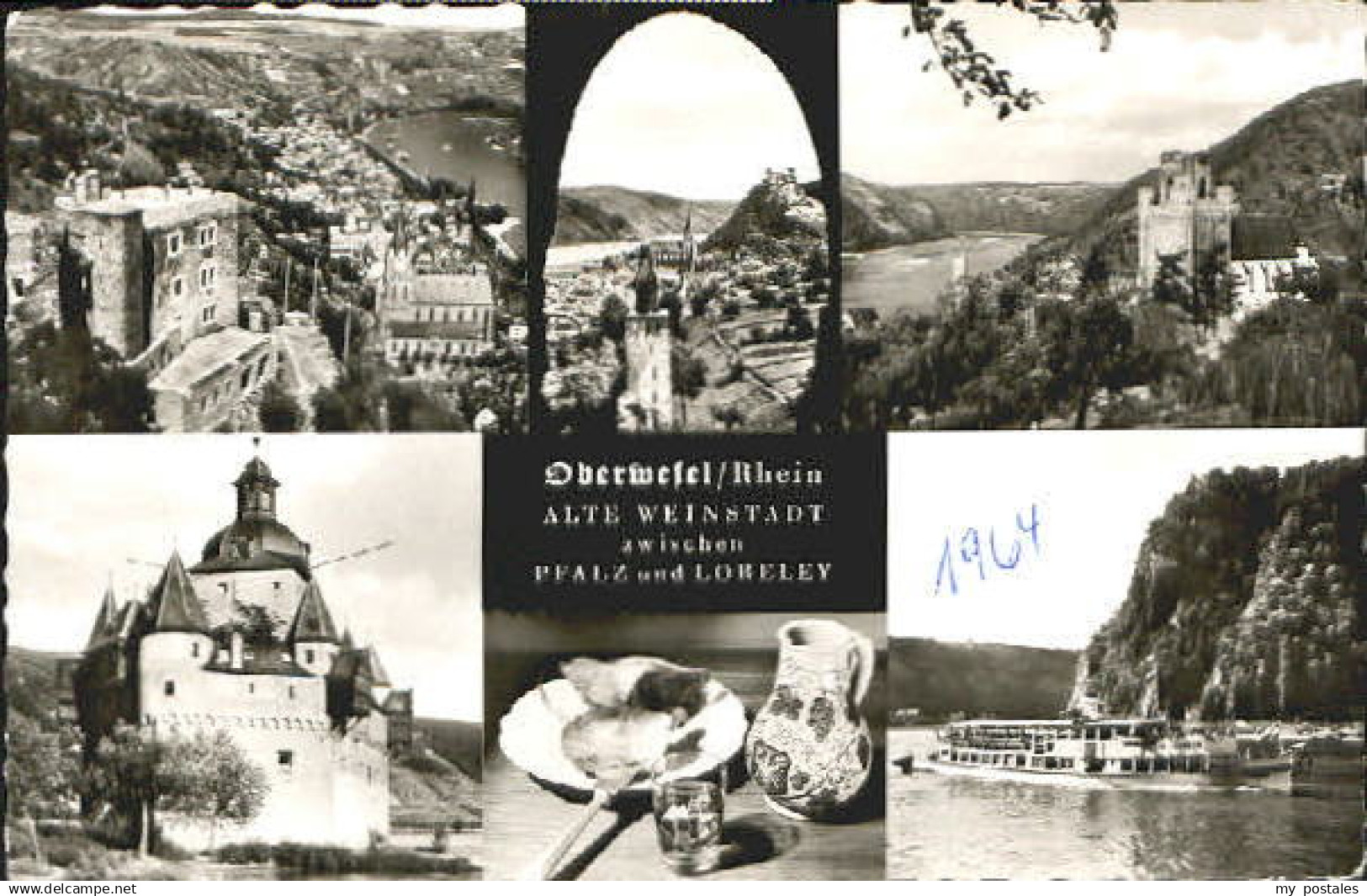 70083391 Oberwesel Rhein Oberwesel  x 1962 Oberwesel