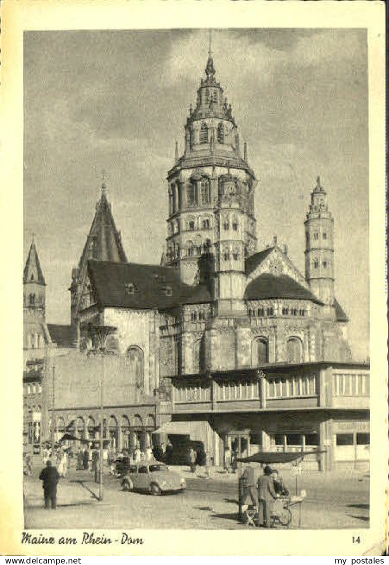 70083754 Mainz Rhein Mainz Dom x 1957 Mainz