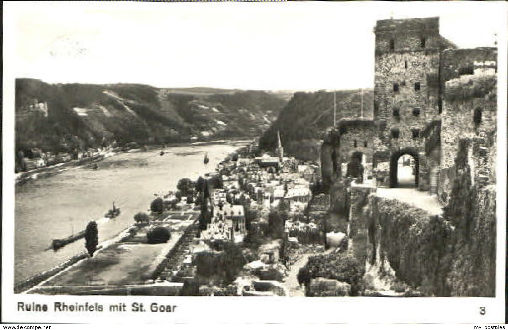 70084119 St Goar St. Goar a. Rhein Ruine Rheinfels x 1936