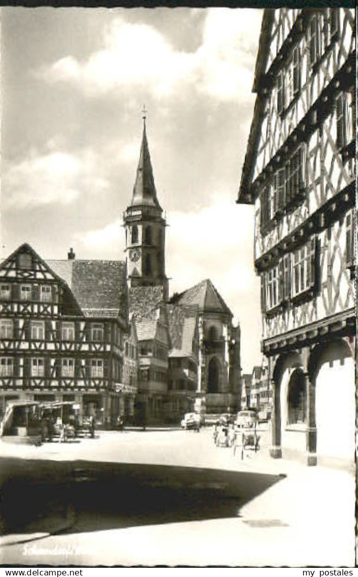 70084133 Schorndorf Wuerttemberg Schorndorf  ungelaufen ca. 1955