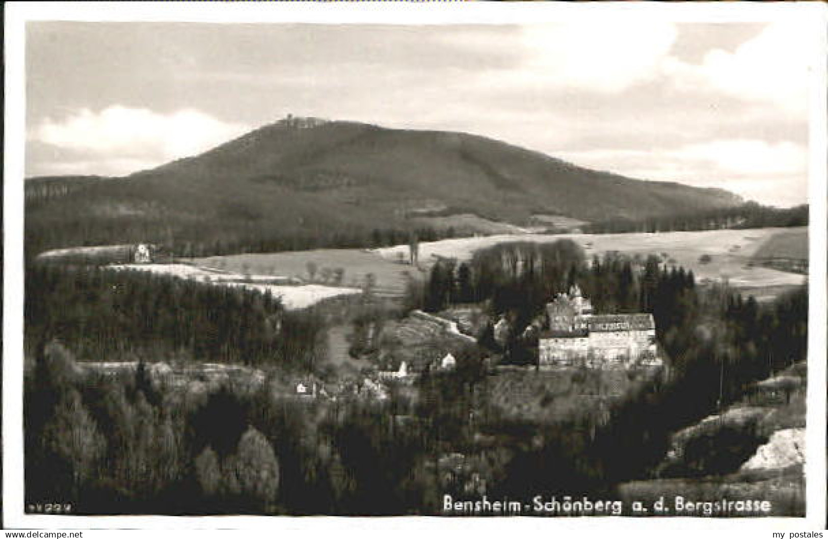 70084234 Bensheim Bergstrasse Bensheim - Schoenberg a. d. Bergstrasse  x 1952