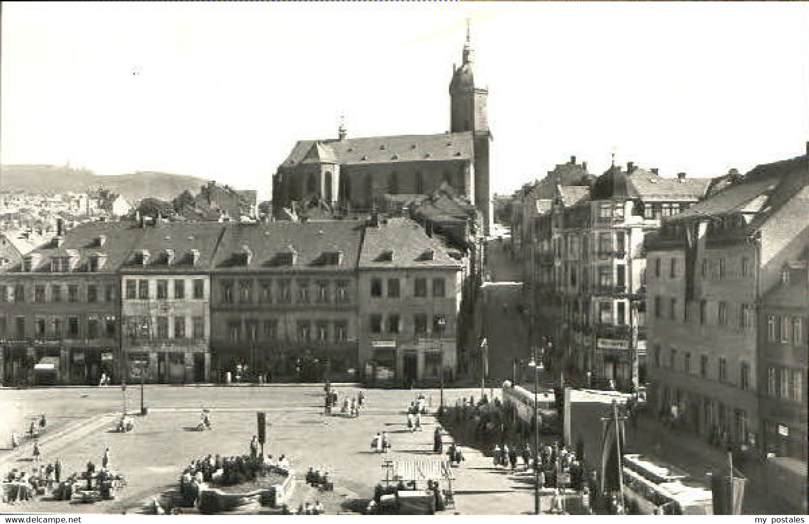 70089020 Annaberg-Buchholz Erzgebirge Annaberg-Buchholz Markt Kirche x 1962 Anna