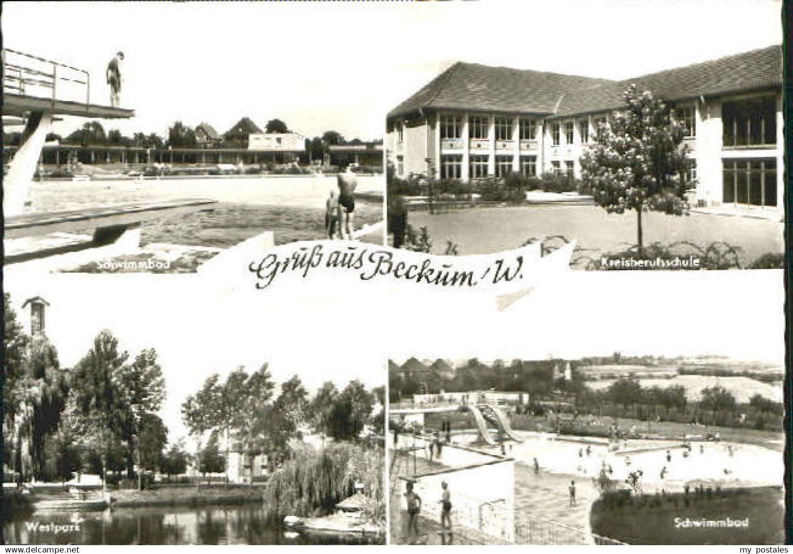 70089070 Beckum Westfalen Beckum Bad Schule  Park