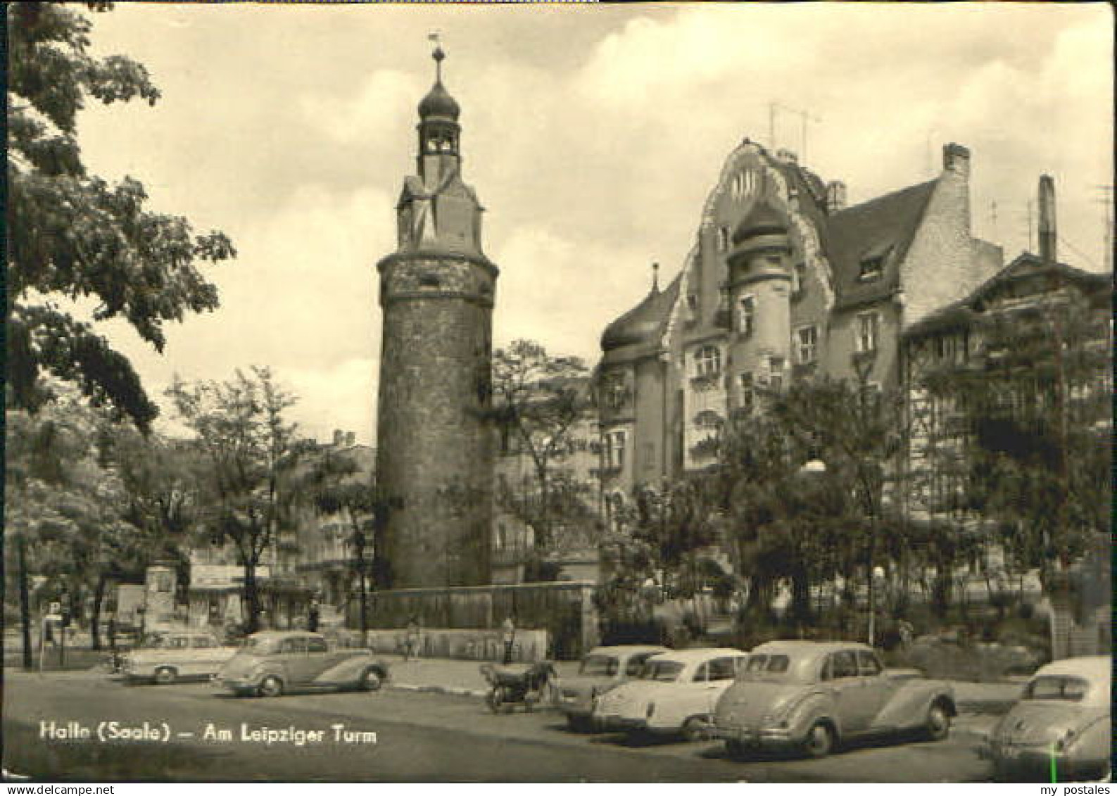 70091701 Halle Saale Halle Saale Leipziger Turm x 1964