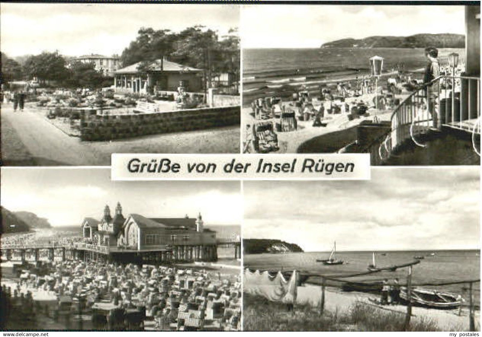 70092434 Ruegen Ruegen Bruecke Strand