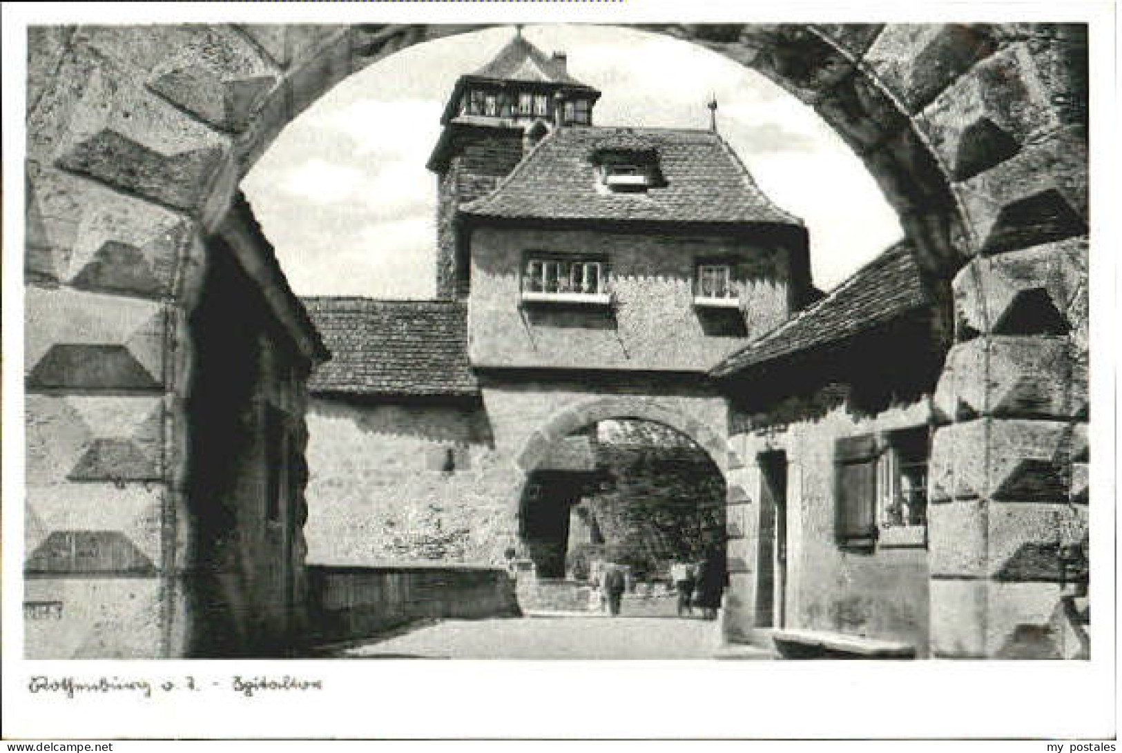 70093945 Rothenburg Tauber Rothenburg Tauber Spitaltor   Rothenburg