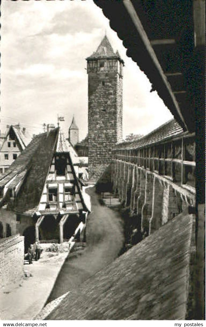 70094090 Rothenburg Tauber Rothenburg Tauber Wehrgang