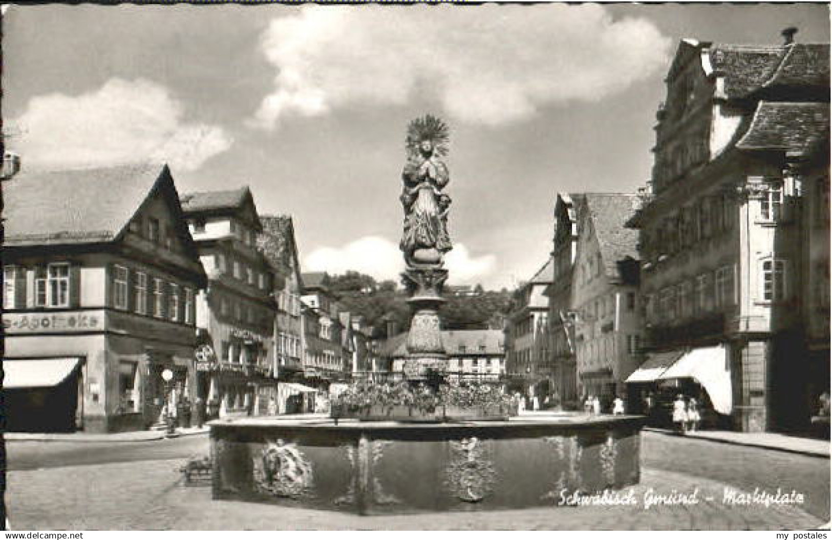 70099667 Schwaebisch Gmuend Schwaebisch Gmuend Marktplatz x 1963