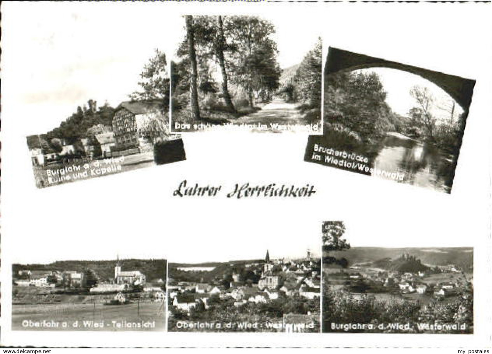 70100305 Lahr Schwarzwald Lahr Burg Ruine Kapelle Bruecke x 1964 Lahr