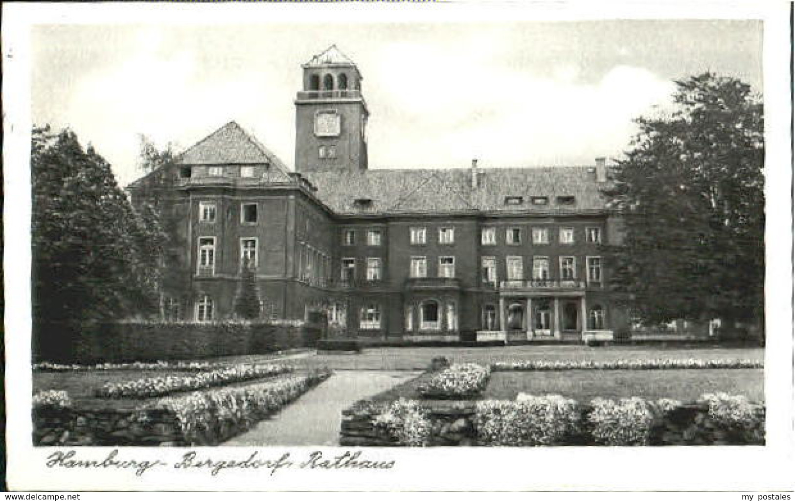 70100354 Bergedorf Hamburg Rathaus x 1954 Bergedorf