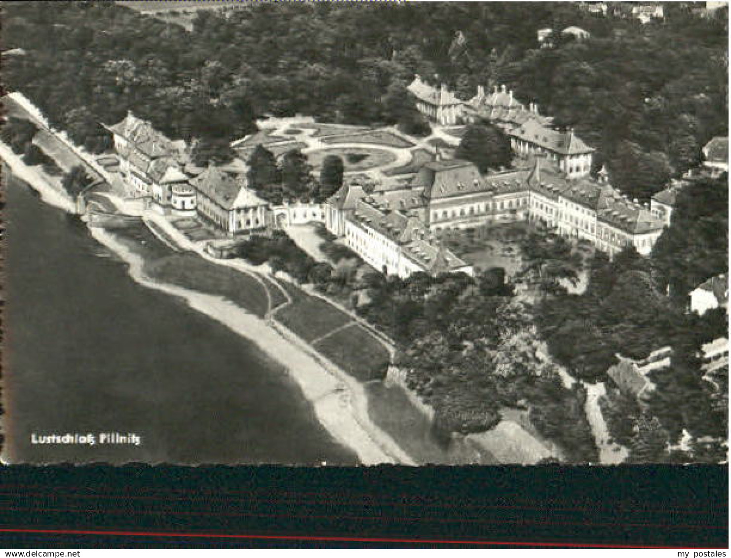 70101278 Pillnitz Lustschloss Pillnitz Fliegeraufnahme