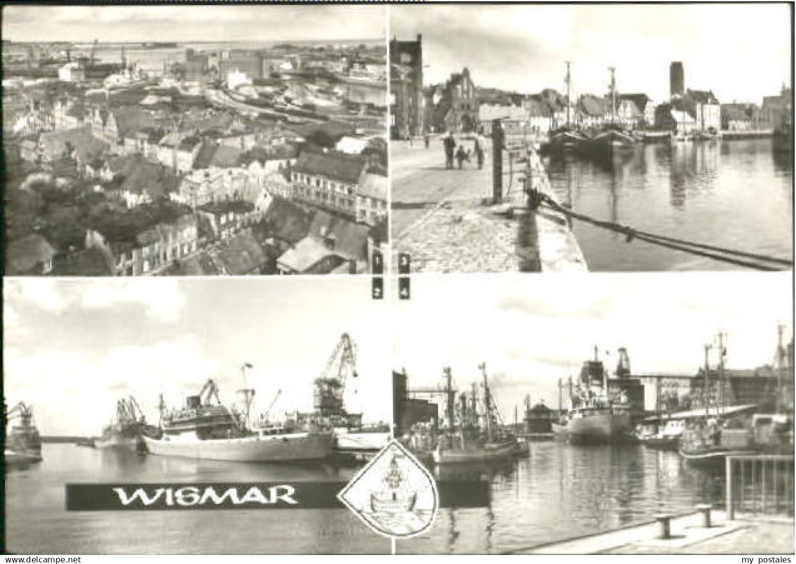 70101754 Wismar Mecklenburg Vorpommern Wismar Hafen Werft x 1976