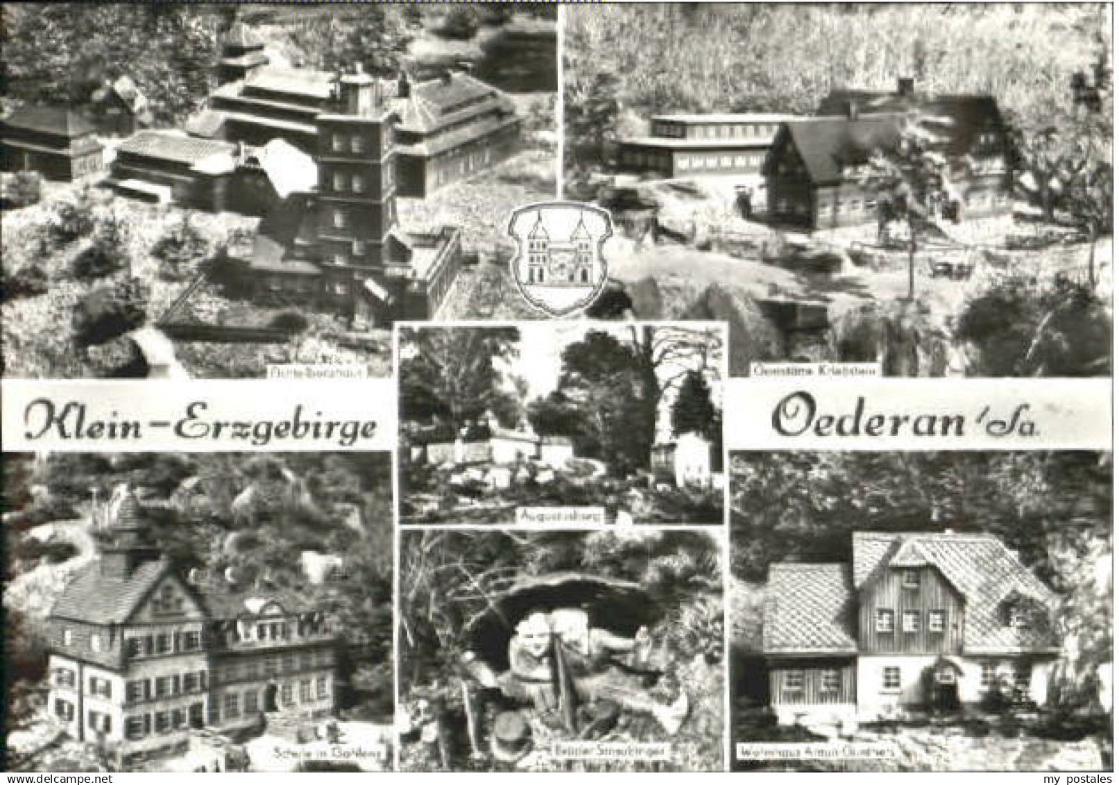 70101838 Oederan Oederan Burg Schule Gaststaette x 1976