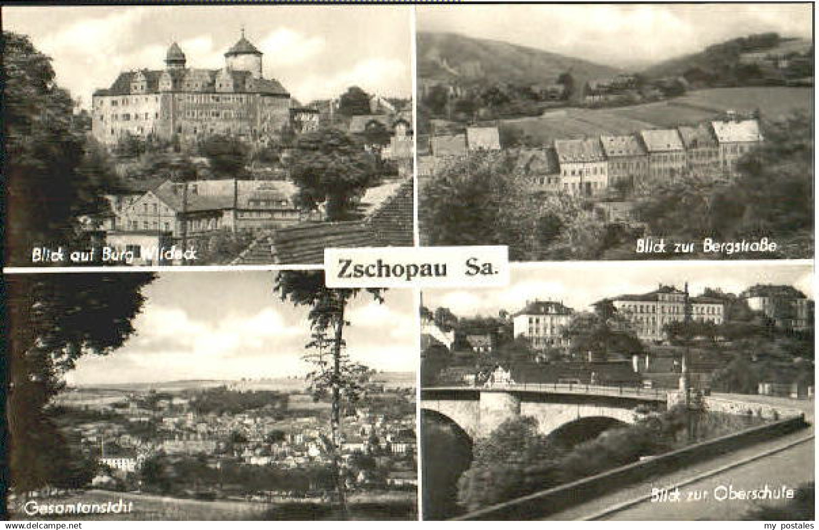 70102497 Zschopau Zschopau Burg Wildeck Schule Bergstrasse  x 1963