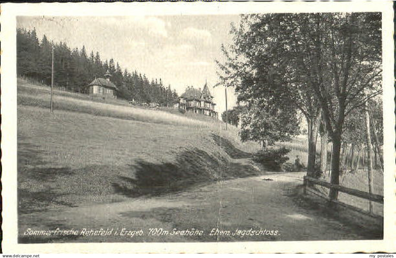 70102638 Rehefeld-Zaunhaus Rehefeld Jagdschloss x 1943