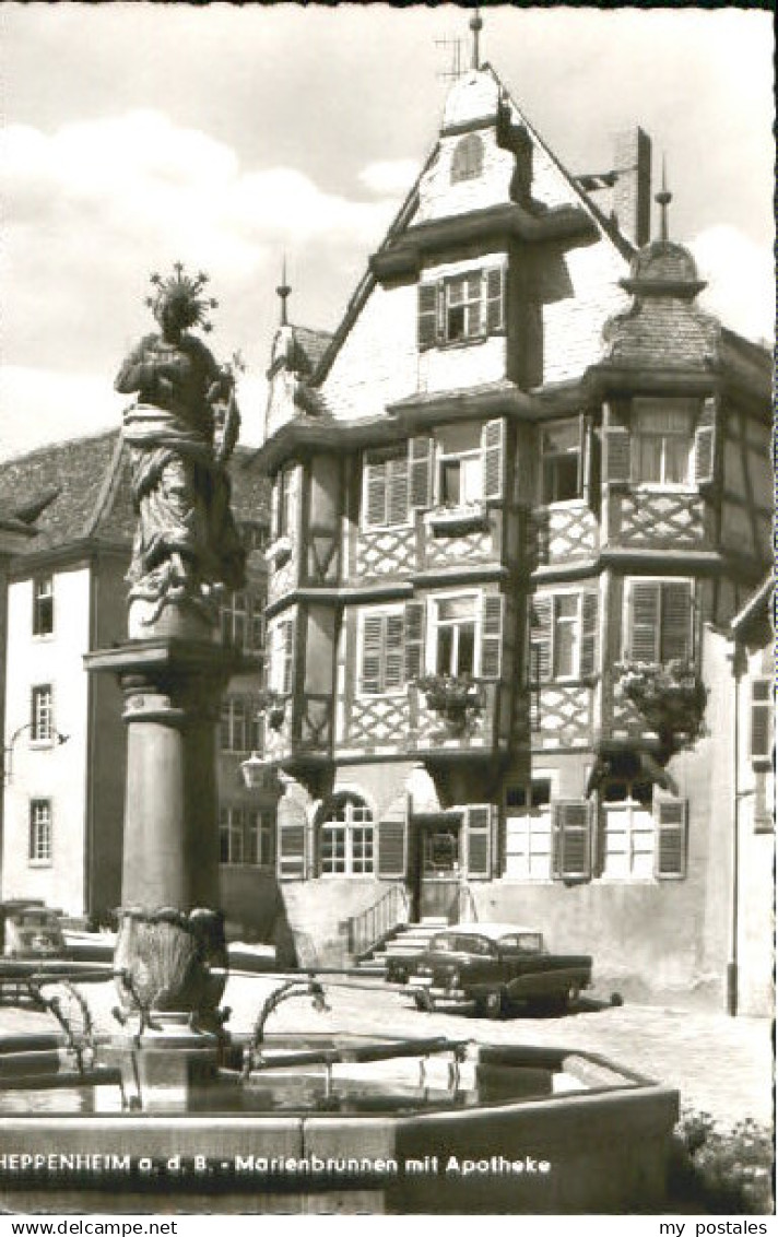 70103212 Heppenheim Bergstrasse Heppenheim Brunnen Apotheke