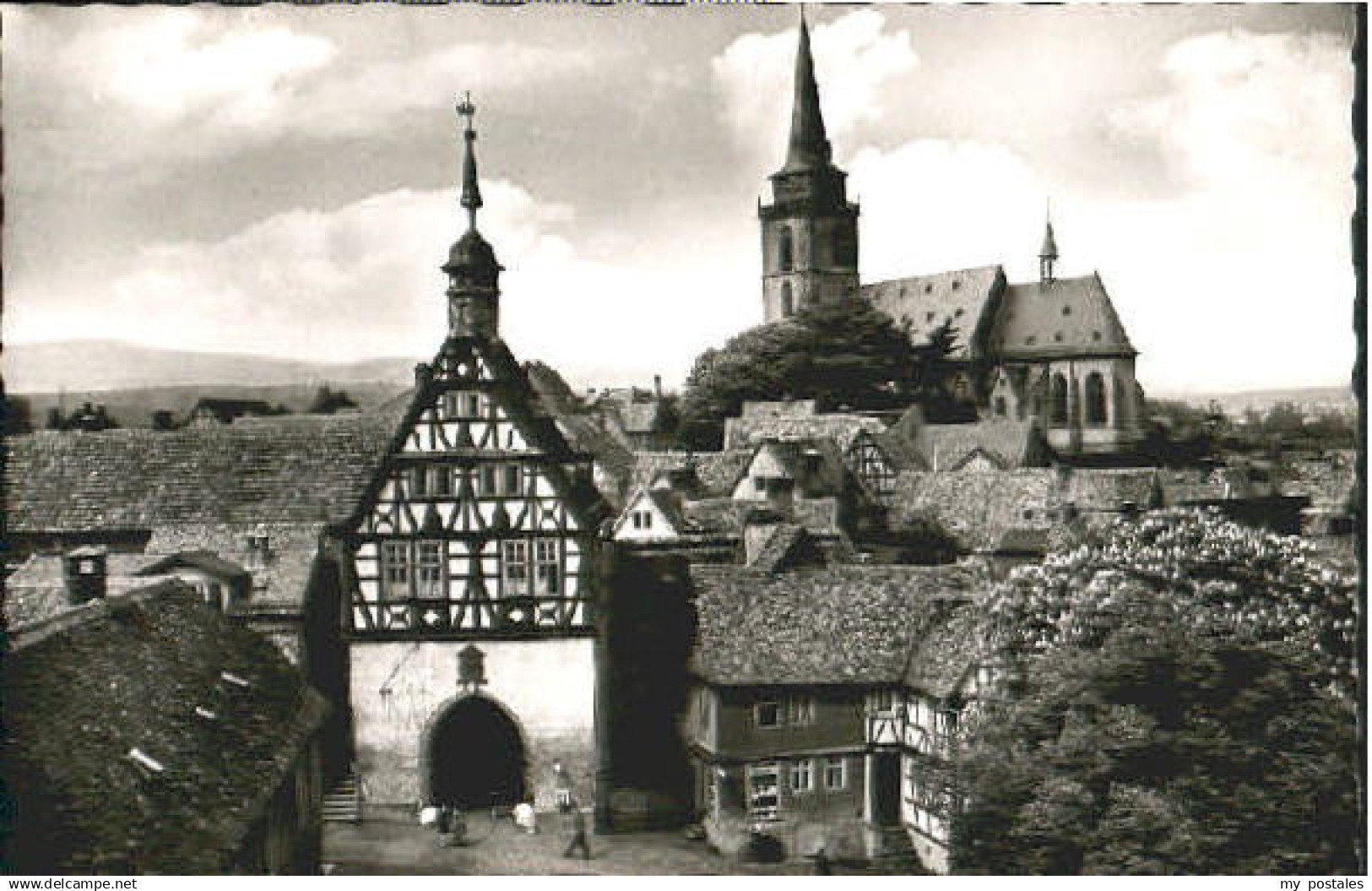 70103812 Oberursel Taunus Oberursel Rathaus Kirche