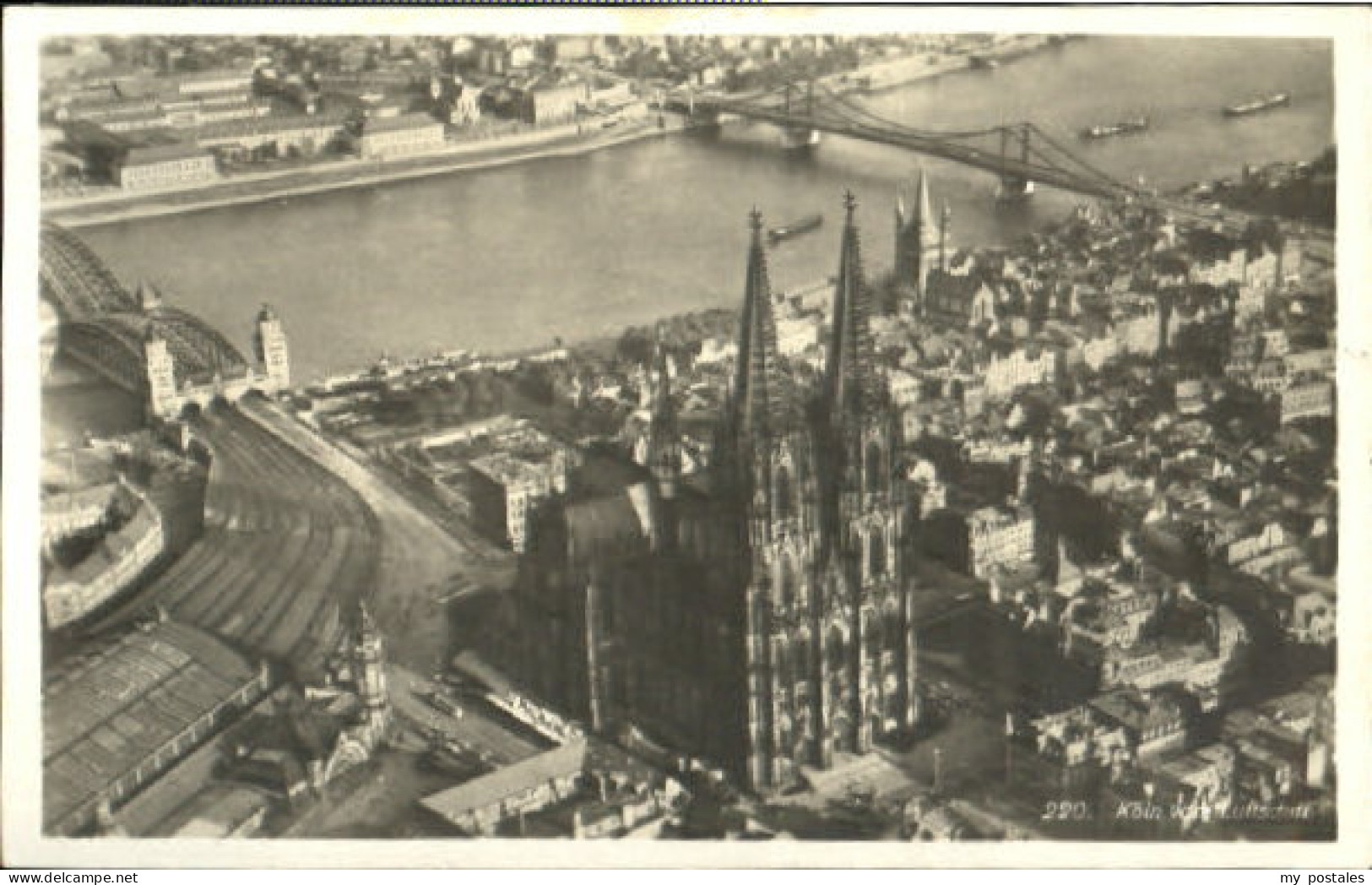 70104564 Koeln Rhein Koeln Fliegeraufnahme x 1931 Koeln Rhein