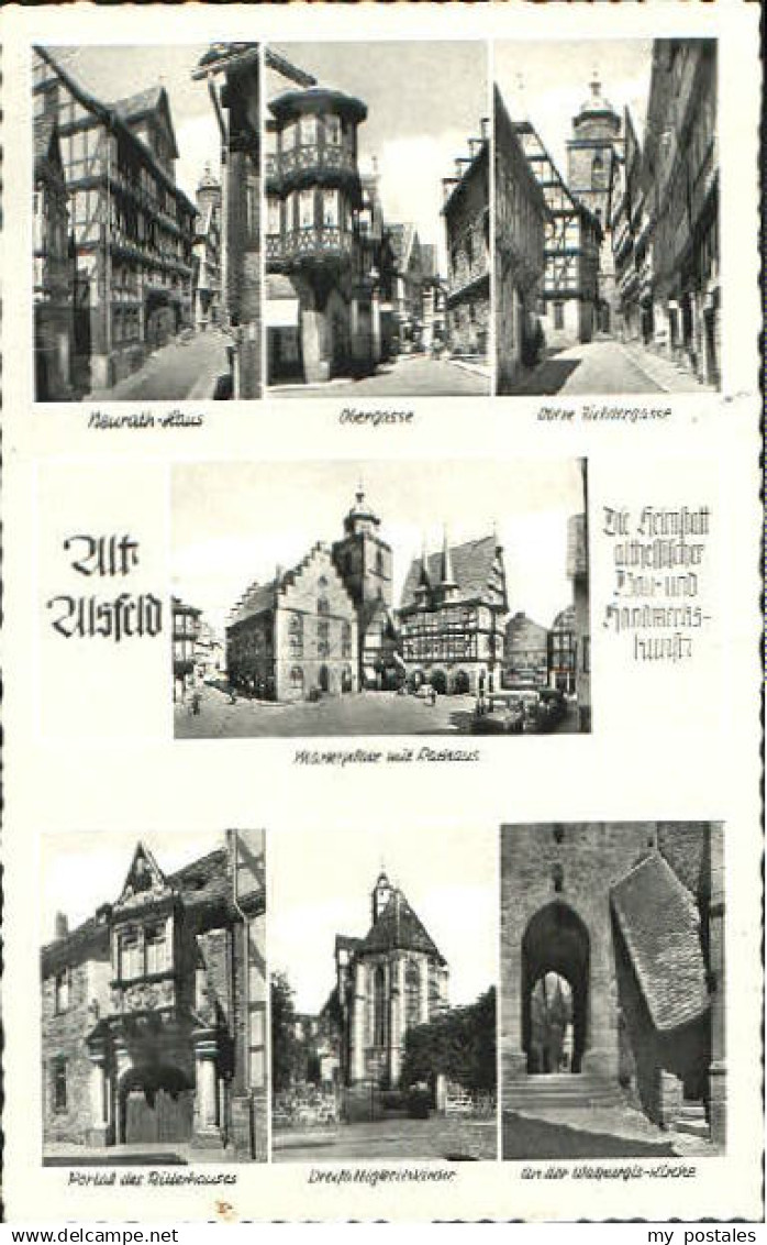 70104893 Alsfeld Alsfeld Marktplatz Rathaus Kirche x 1963