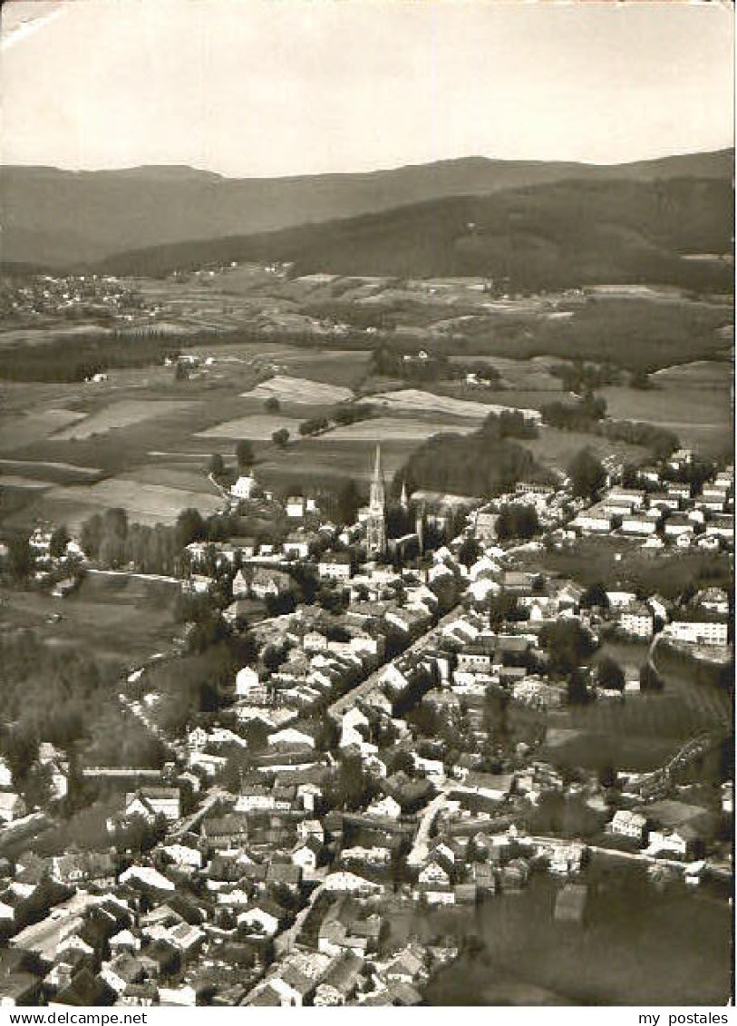 70107148 Zwiesel Niederbayern Zwiesel Fliegeraufnahme x 1959