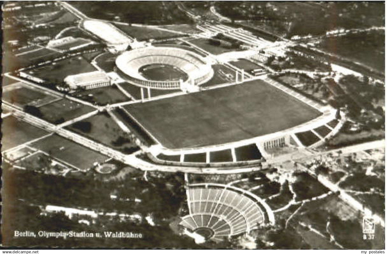 70107253 Berlin Berlin Fliegeraufnahme Stadion Berlin