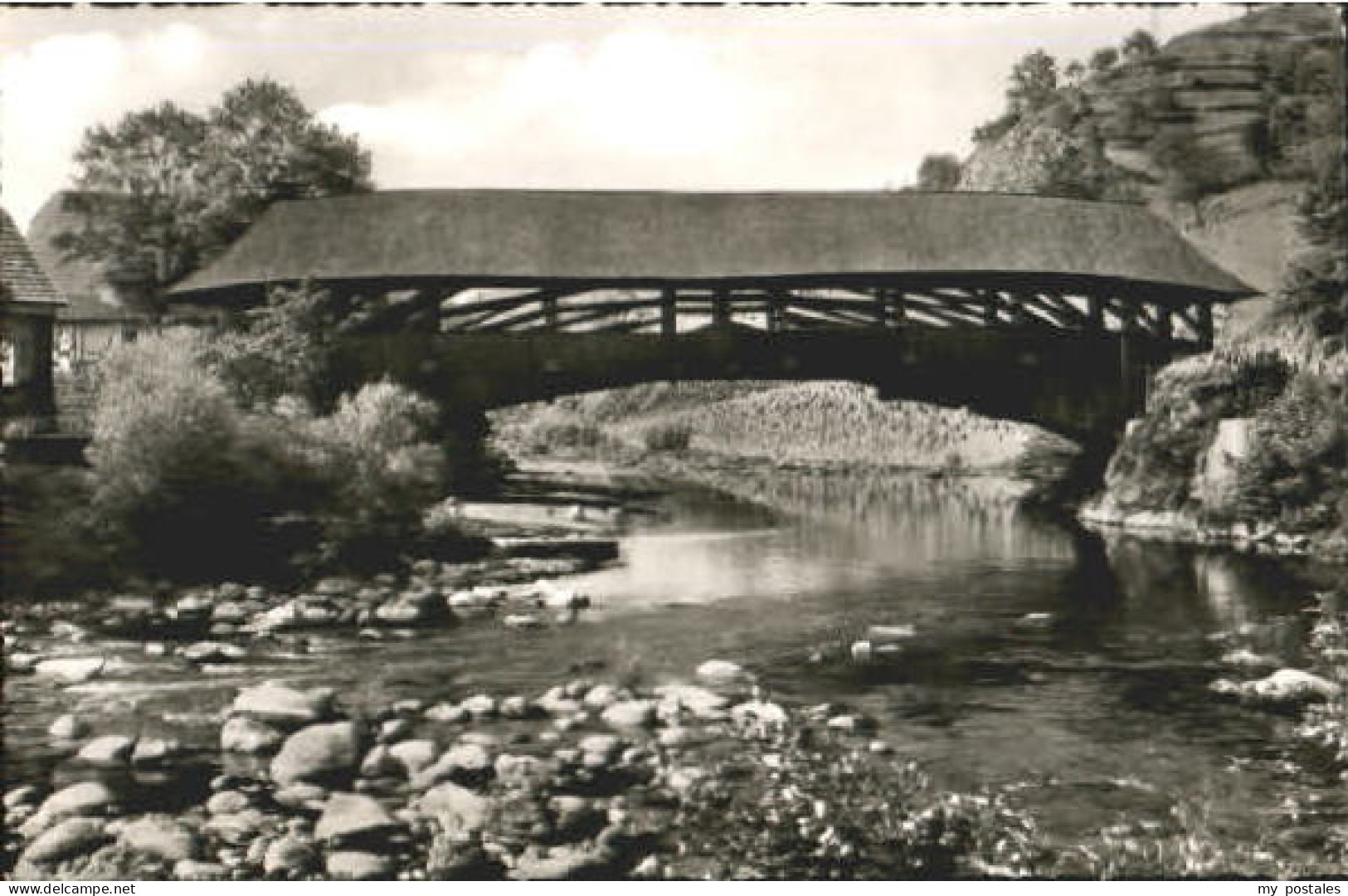 70107273 Forbach Baden Schwarzwald Bruecke Forbach