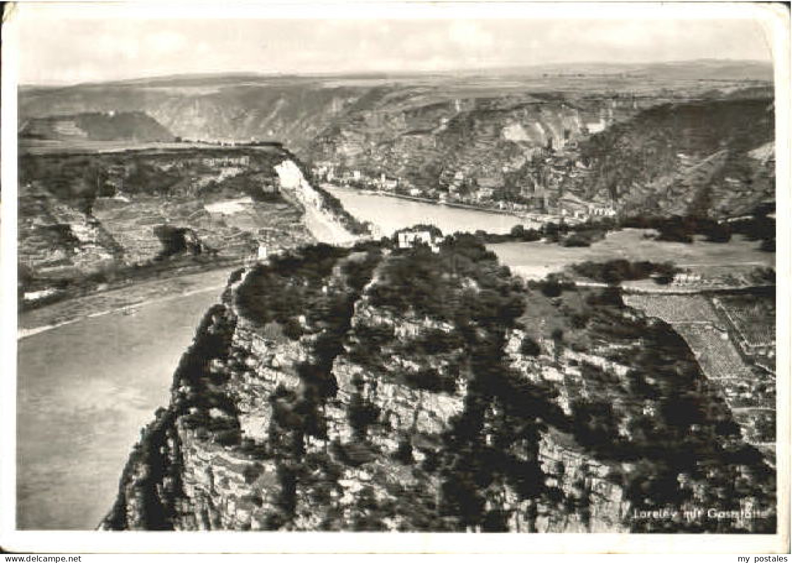 70107455 Loreley Lorelei Loreley Rhein x 1953 Blick Loreley