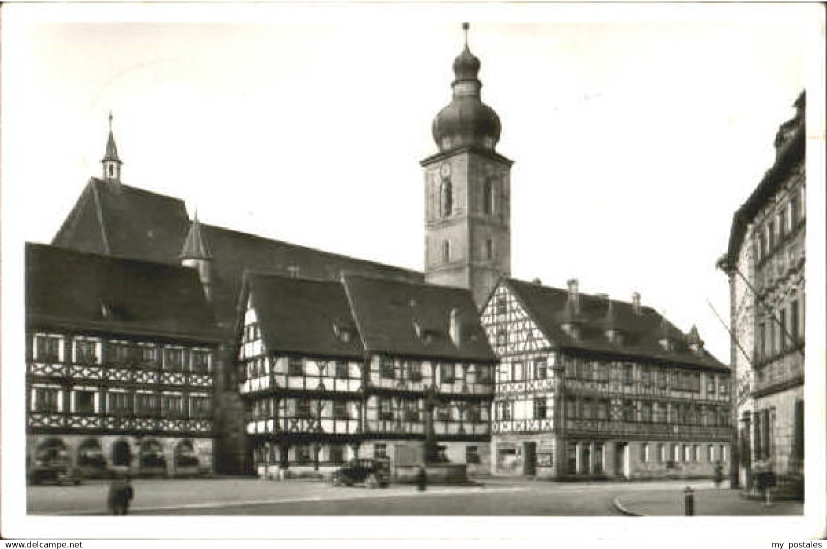 70108134 Forchheim Oberfranken Forchheim Rathausplatz x 1953