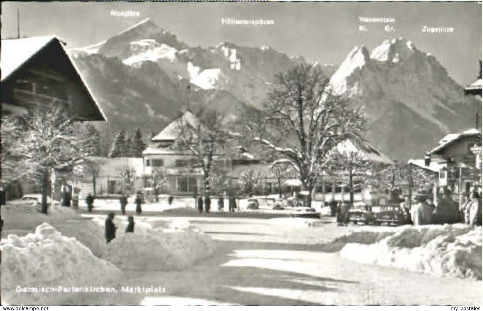 70108859 Garmisch-Partenkirchen Garmisch-Partenkirchen Marktplatz x 1968 Garmisc