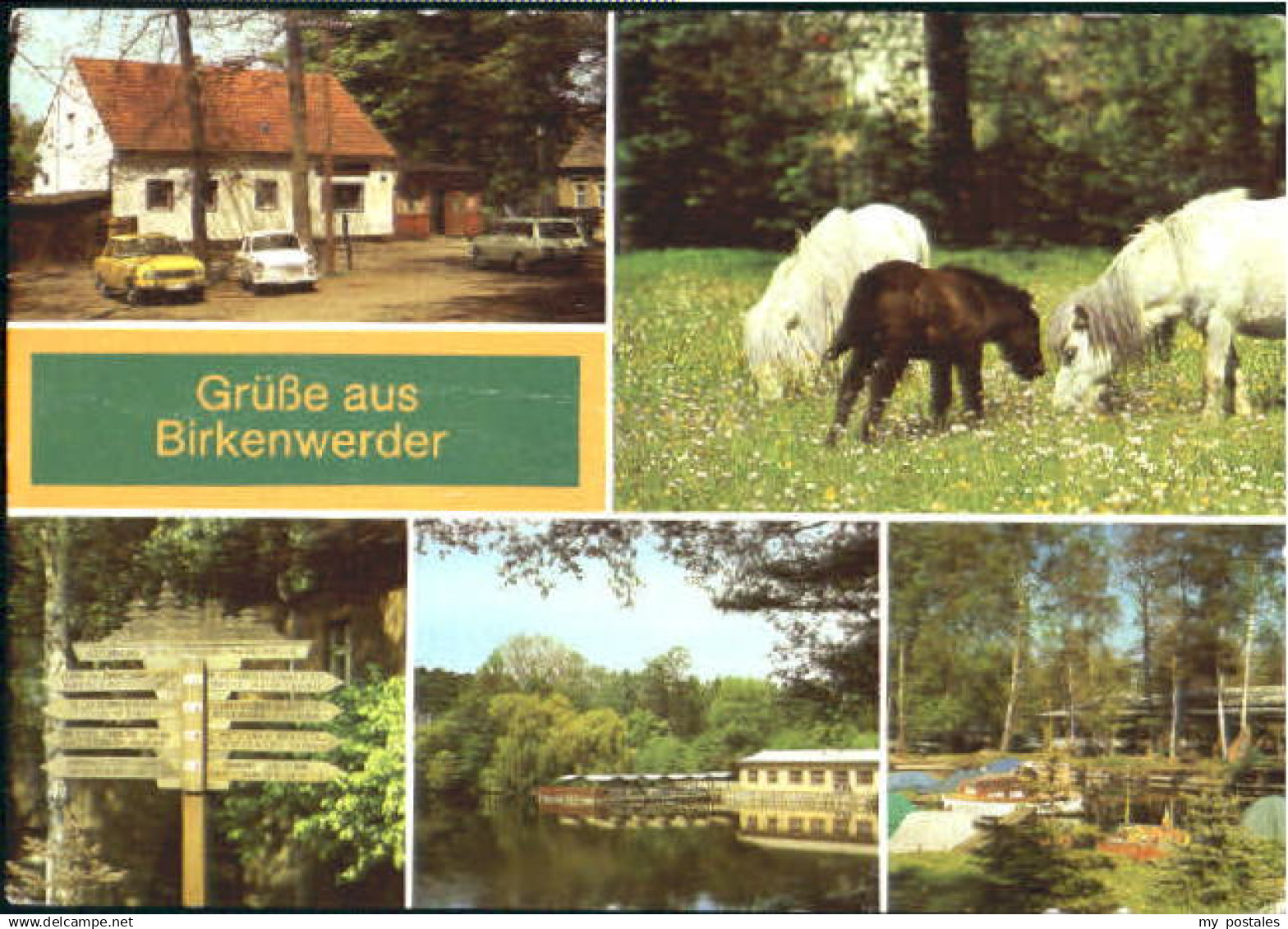 70109036 Birkenwerder Birkenwerder Gaststaette Briesekrug x 1970