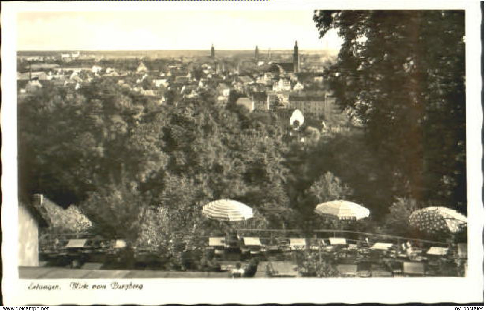 70111712 Erlangen Erlangen Burgberg ungelaufen ca. 1955 Erlangen