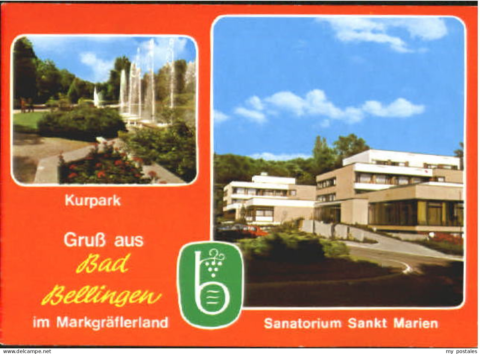 70112207 Bad Bellingen Bad Bellingen Sanatorium x 1988 Bad Bellingen