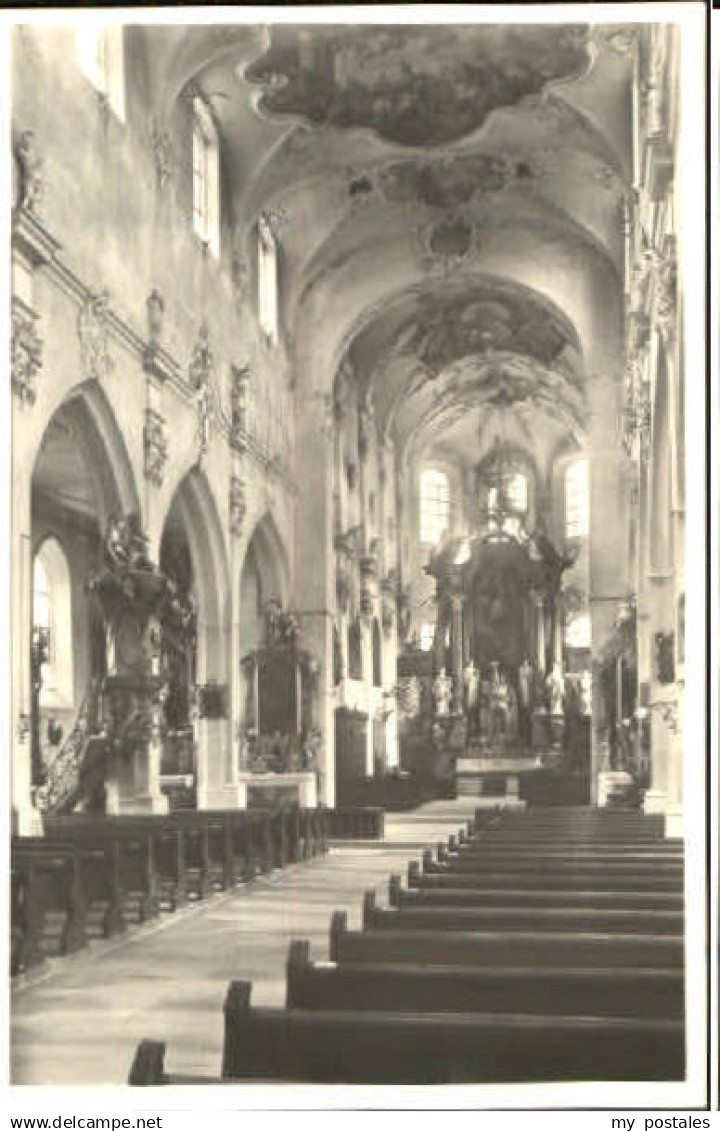 70112740 ueberlingen Bodensee ueberlingen Kirche ungelaufen ca. 1955