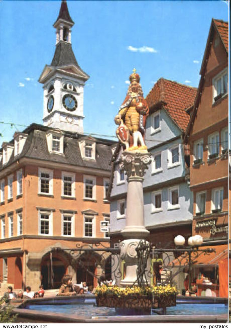 70113479 Aalen Aalen Brunnen Rathaus x 1989