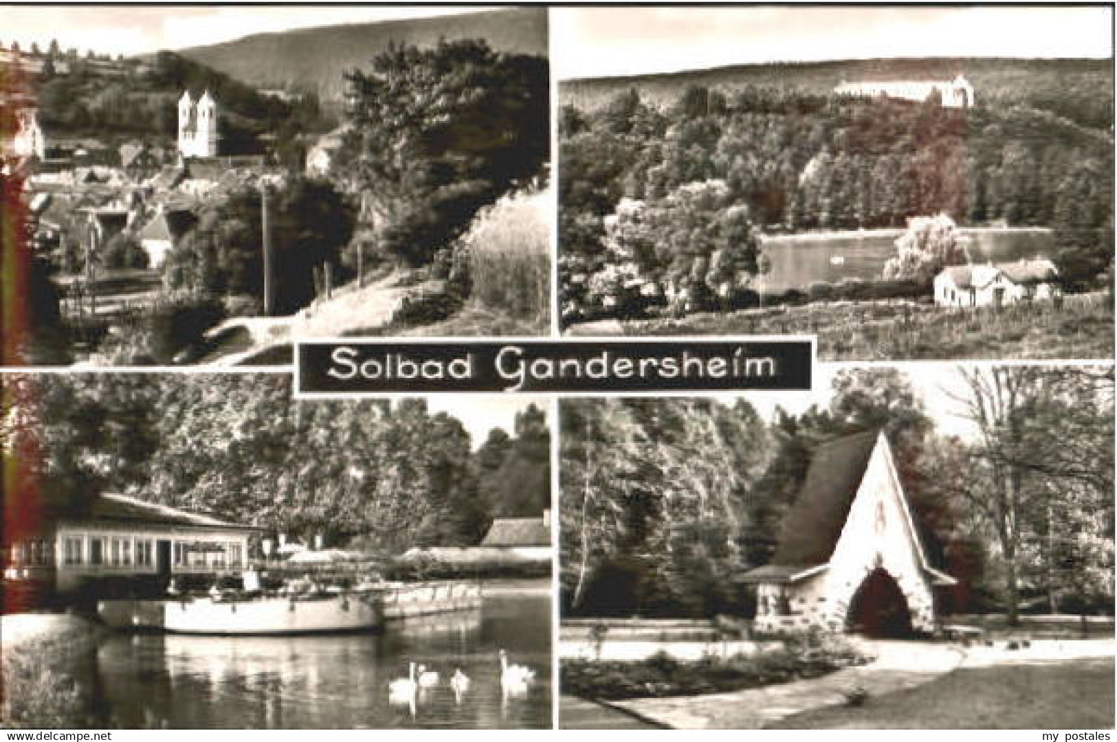 70114150 Bad Gandersheim Bad Gandersheim  ungelaufen ca. 1955