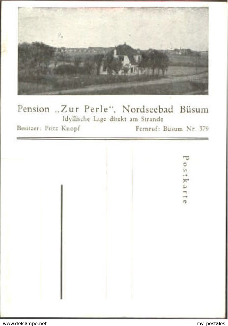 70114858 Buesum Nordseebad Buesum Pension