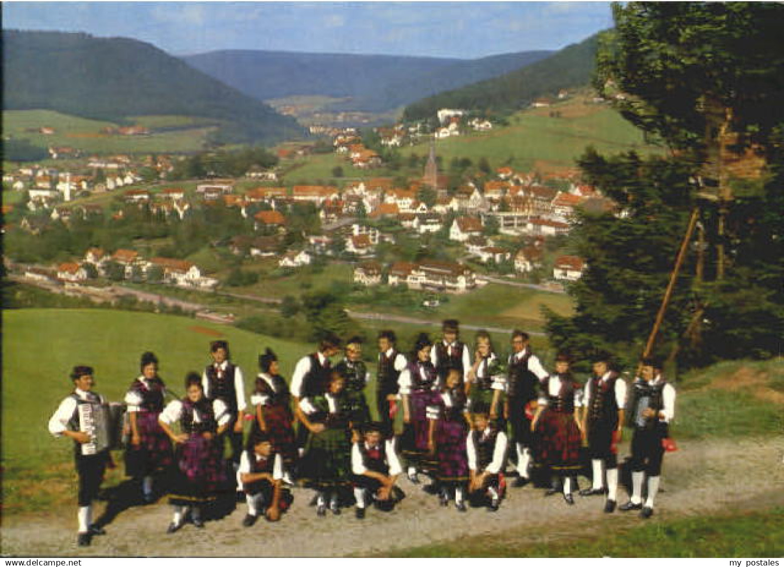 70116165 Baiersbronn Schwarzwald Baiersbronn Tracht Volkstanzgruppe