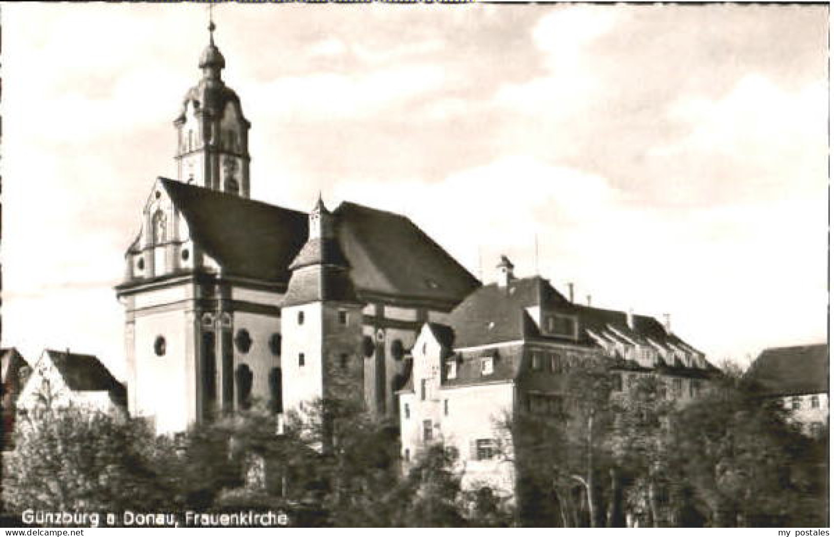 70116467 Guenzburg Guenzburg Kirche ungelaufen ca. 1955 Guenzburg