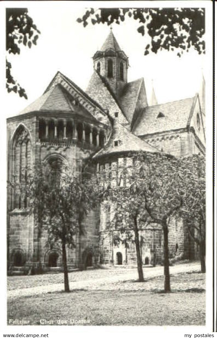 70116476 Fritzlar Fritzlar Chor Dom ungelaufen ca. 1955