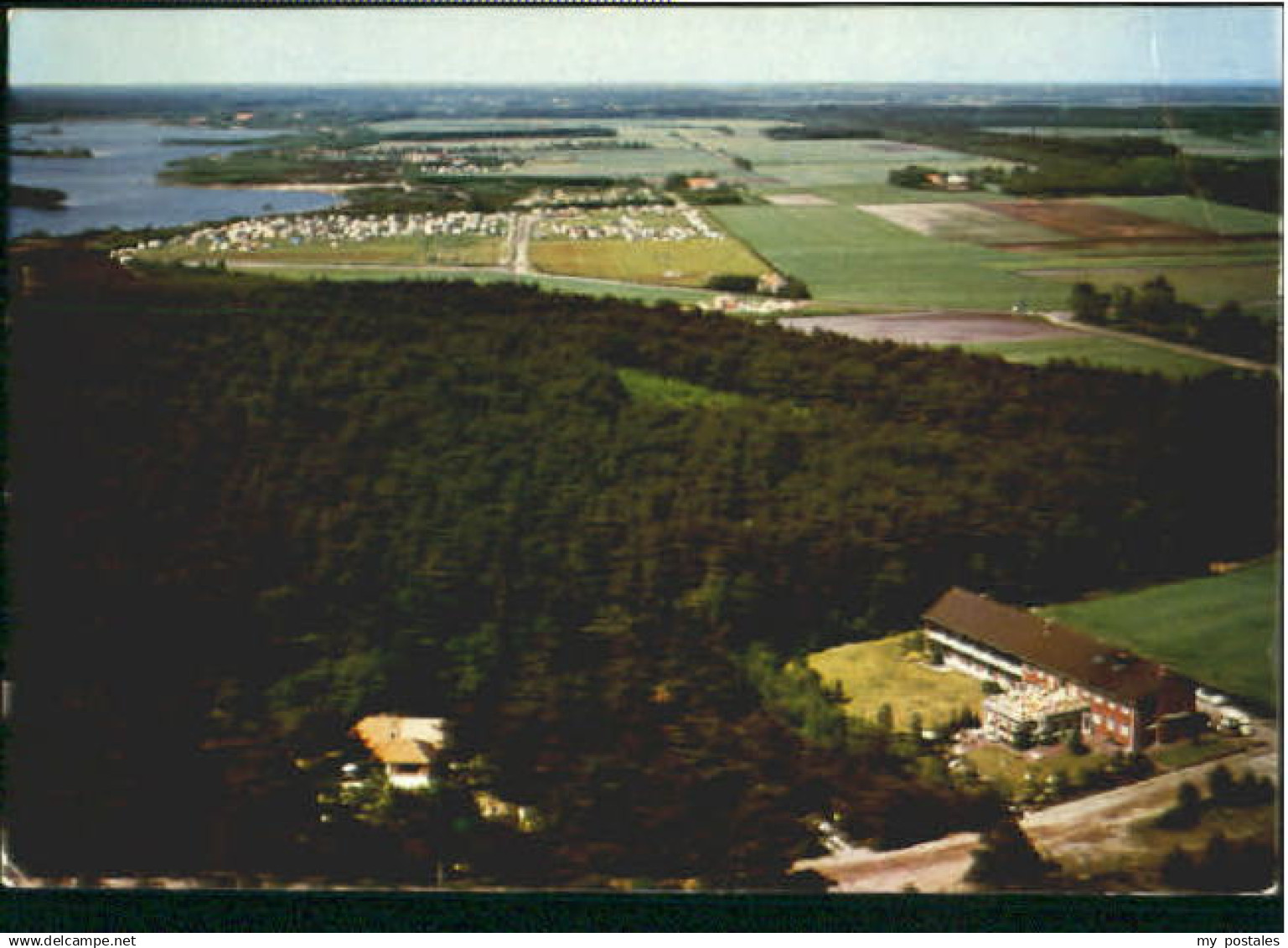 70116930 Cloppenburg Cloppenburg bei Petersfeld Fliegeraufnahme  x 1980