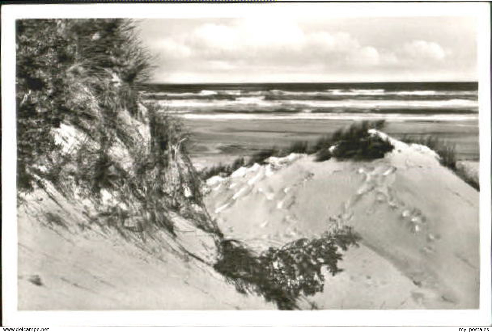 70117504 Wangerooge Nordseebad Wangerooge Duenen ungelaufen ca. 1955