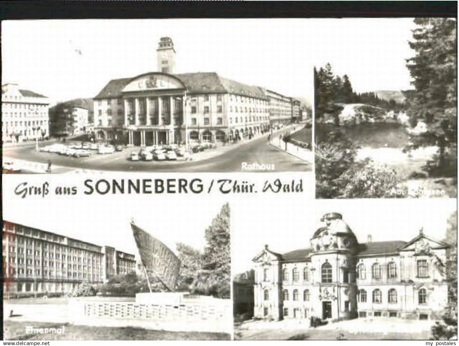 70118105 Sonneberg Thueringen Sonneberg Rathaus Ehrenmal Museum x 1981