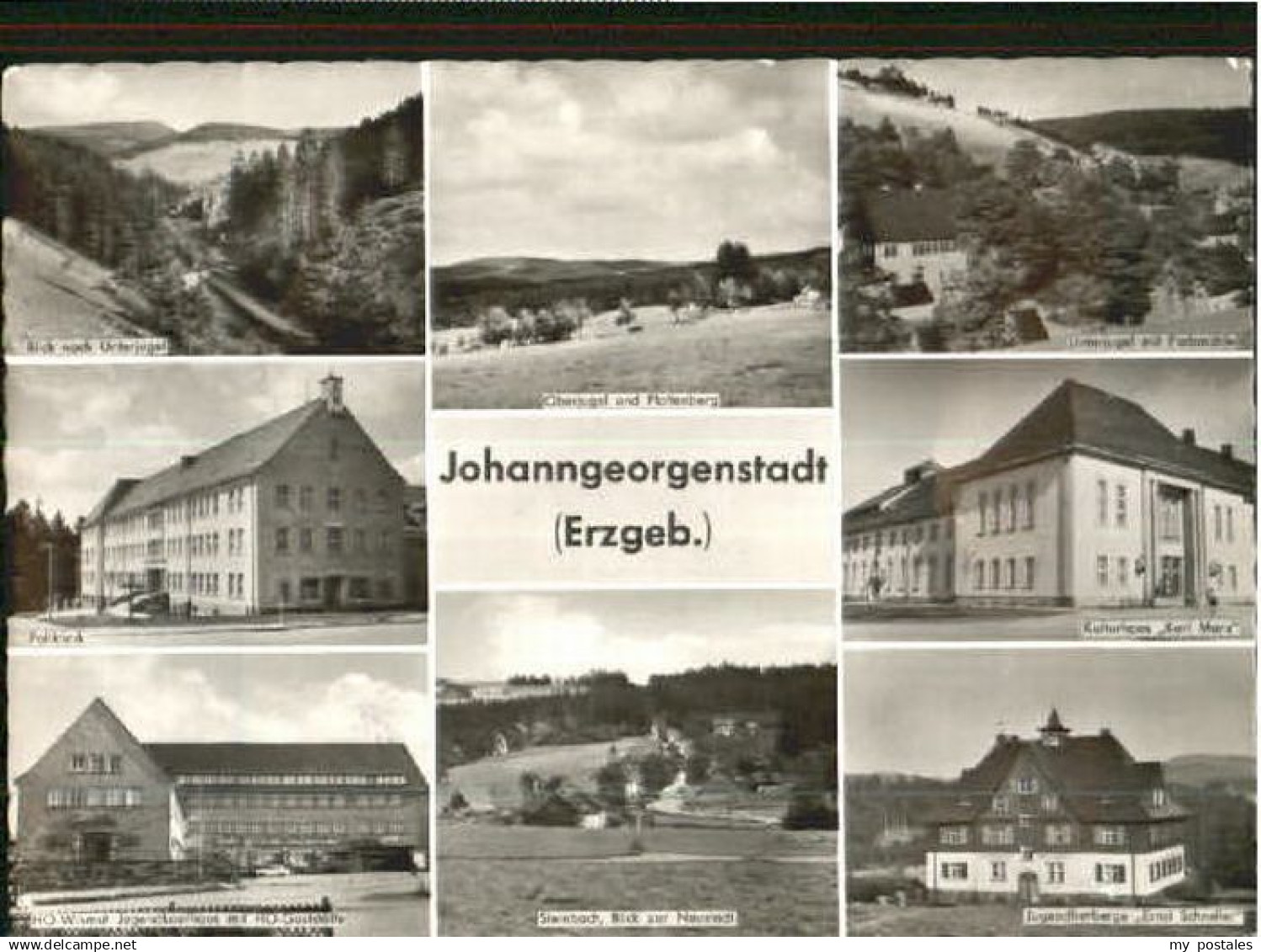 70118197 Johanngeorgenstadt Johanngeorgenstadt Kulturhaus Klinik Gaststaette Jug