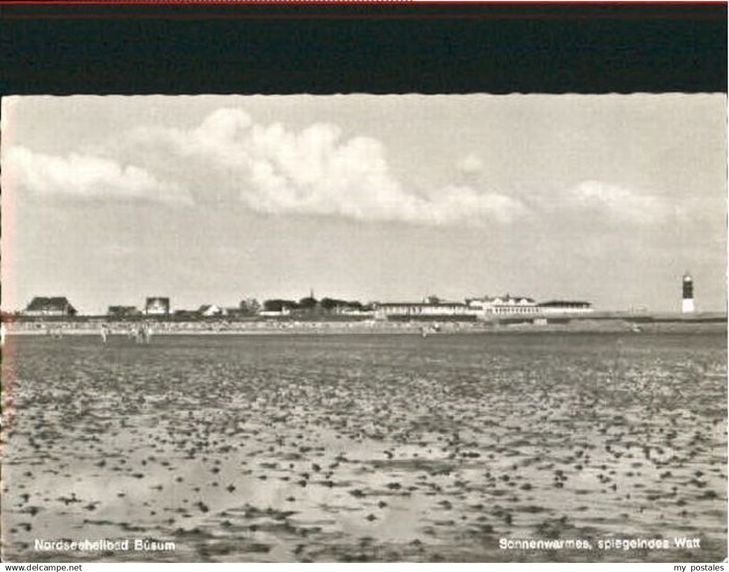 70118624 Buesum Nordseebad Buesum Watt ungelaufen ca. 1955 Buesum