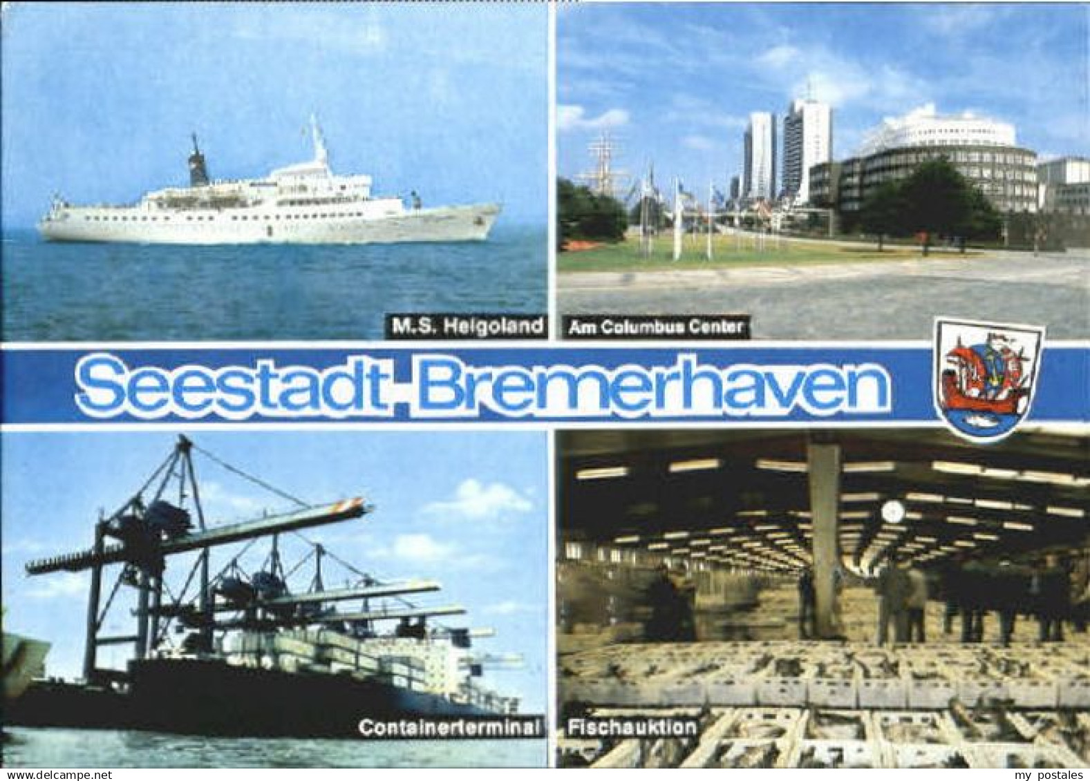 70119817 Bremerhaven Bremerhaven M. S. Helgoland Fischauktion x 1990 Bremerhaven