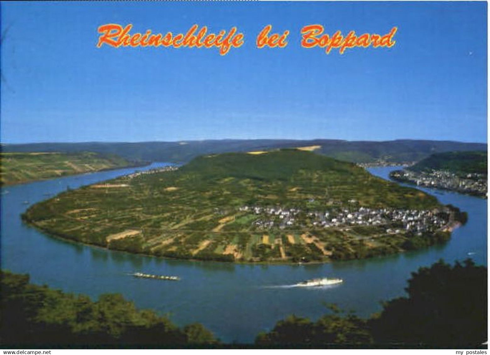 70119824 Boppard Rhein Boppard Rhein Fliegeraufnahme x 1984 Boppard Rhein