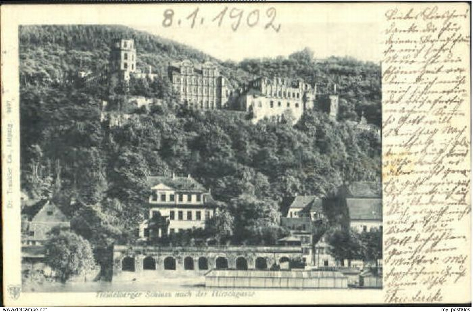 70119924 Heidelberg Neckar Heidelberg Schloss x 1902 Heidelberg